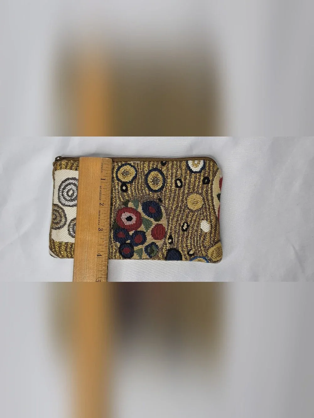 BELLY MODEN Gustav Klimt Tapestry Pouch Zipper Coin Purse Cosmetic Bag Germany